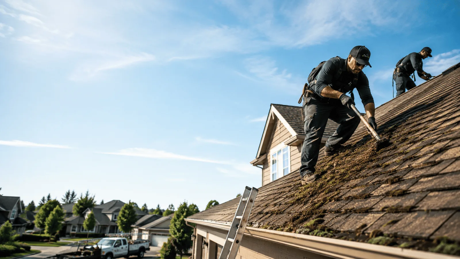 Roof Moss Removal in Nanticoke, PA near me